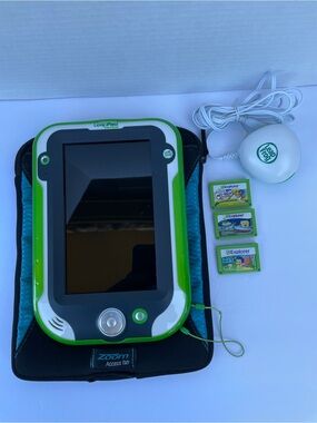 LeapFrog LeapPad ULTRA 33200 Game Green Tablet With Games